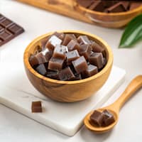 Chocolate Nata de Coco front