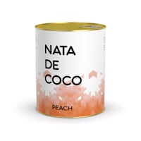 Peach Nata de Coco front view