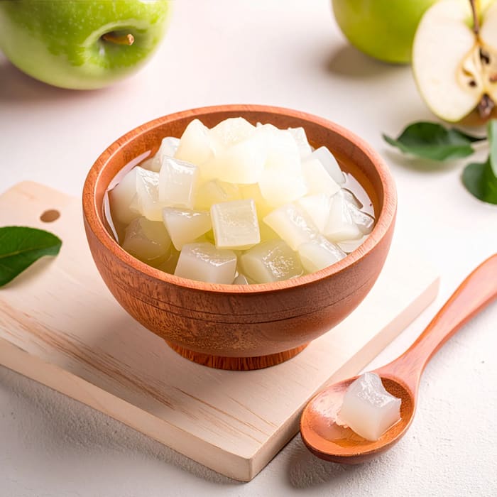 Green Apple Nata de Coco 1 KG pack by The Tea Planet