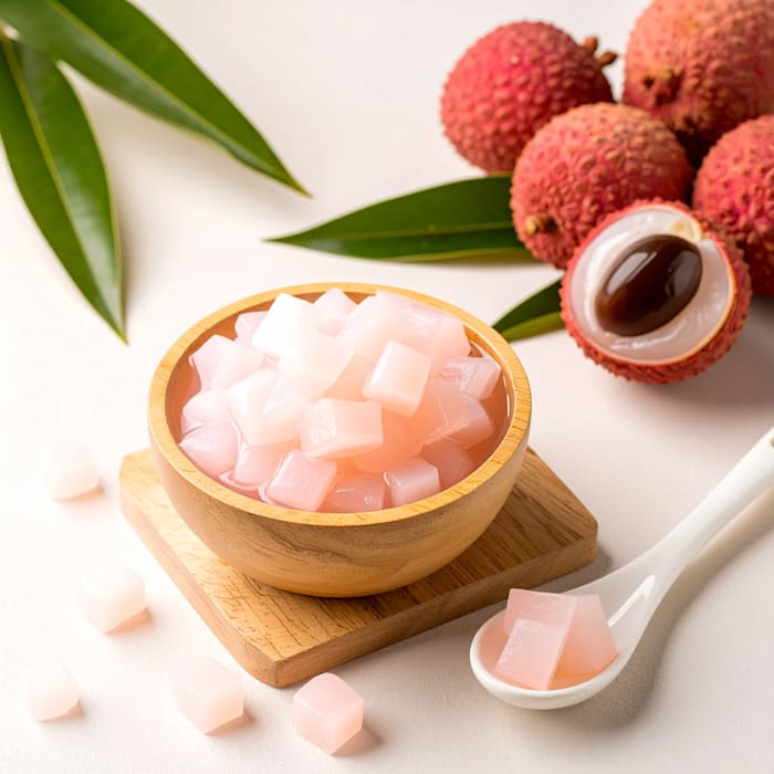 Lychee Nata de Coco 1 KG pack by The Tea Planet