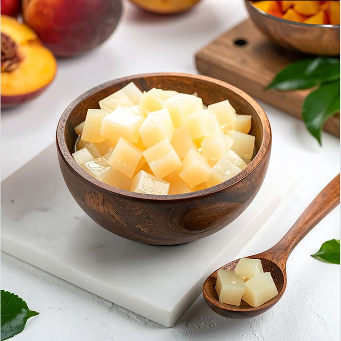 Peach Nata de Coco 1 KG pack by The Tea Planet