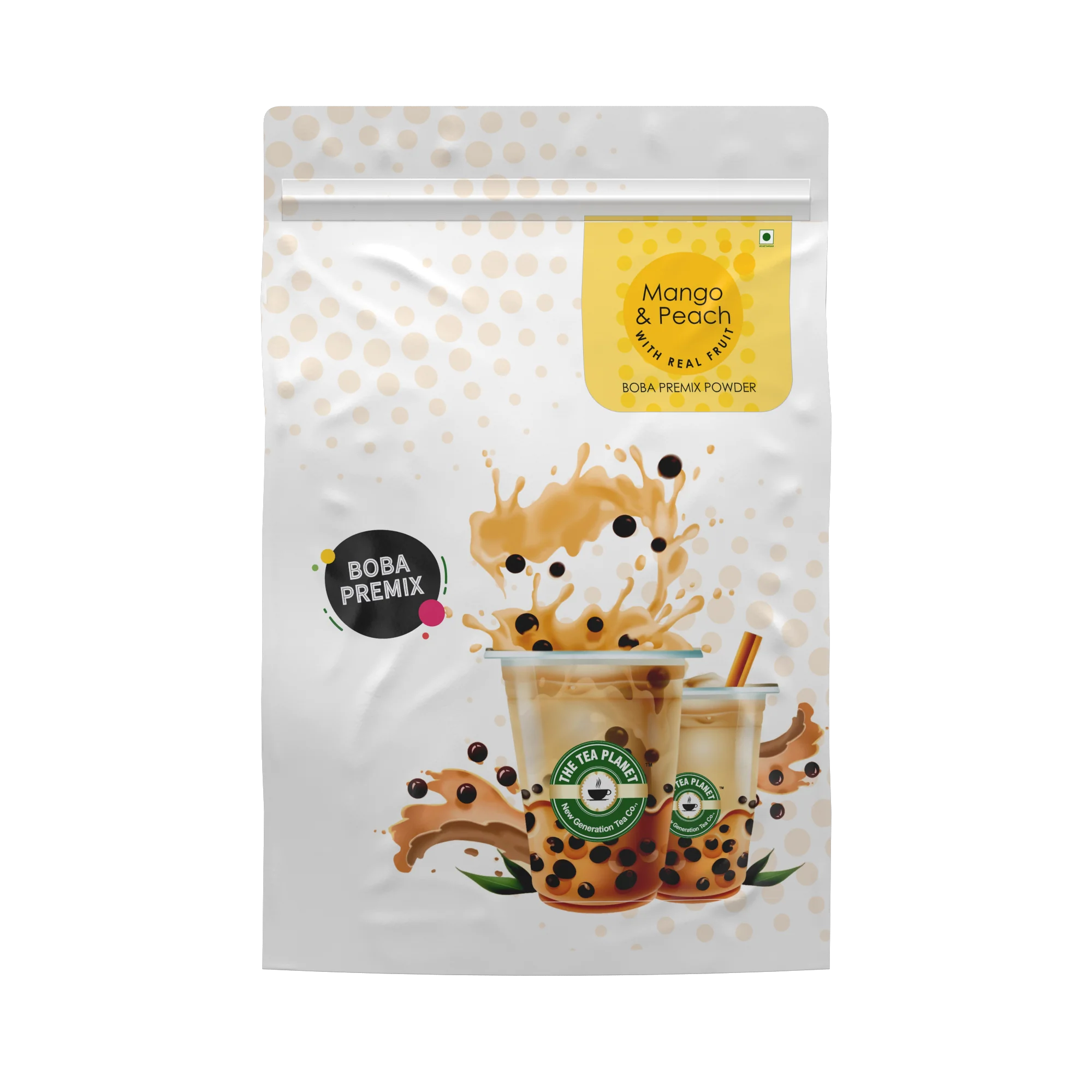Mango & Peach Fruit Boba Premix 1 KG