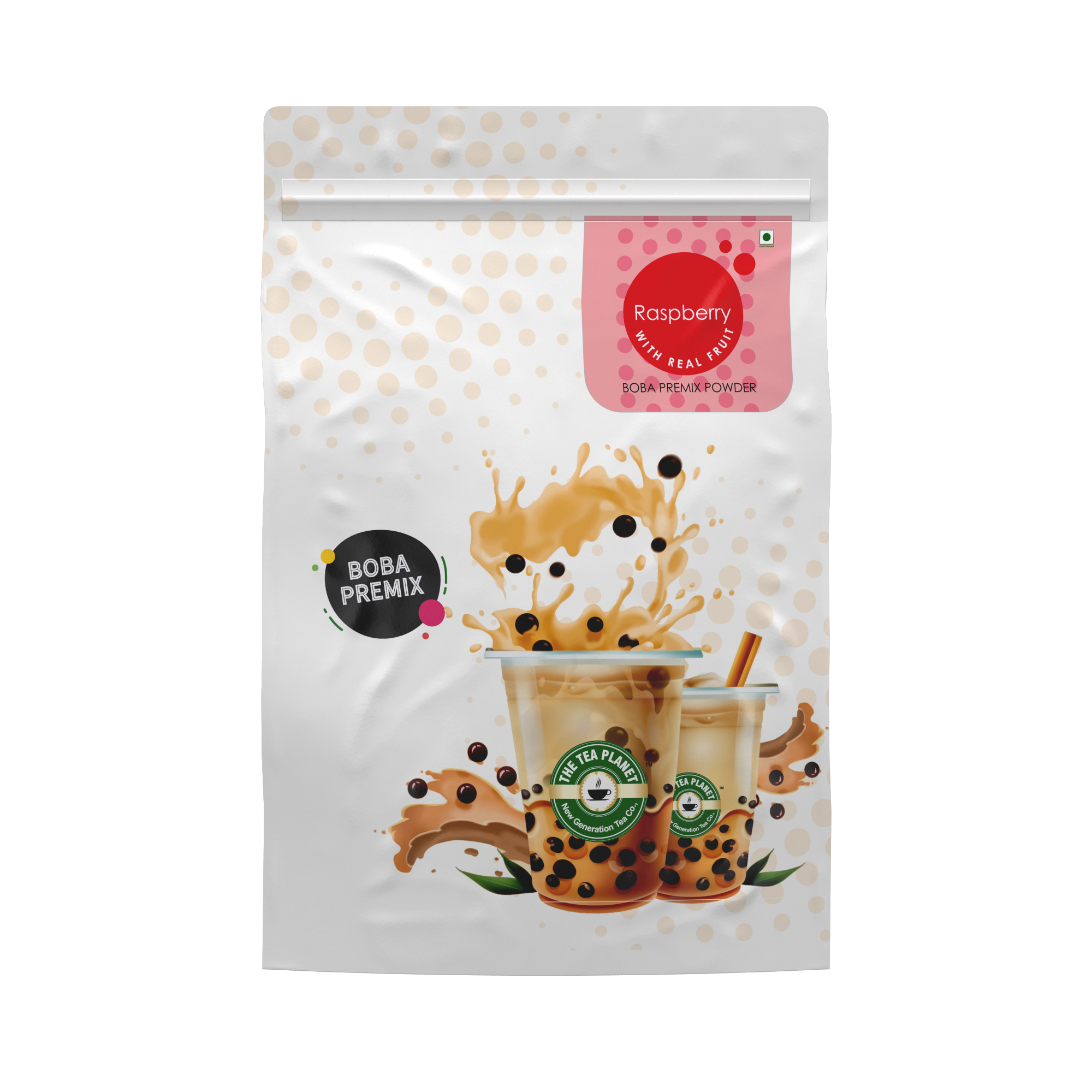 Raspberry Fruit Boba Premix 1 KG